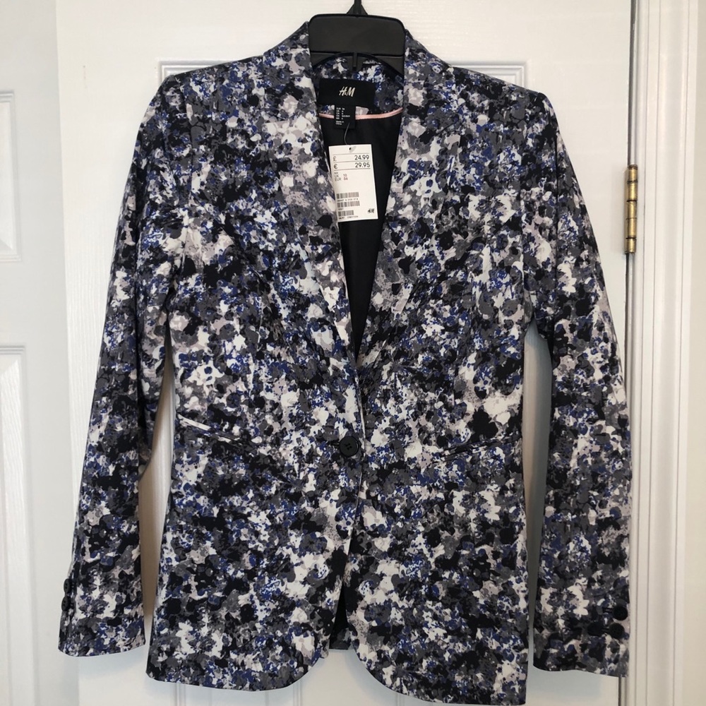 H&M patterned blazer